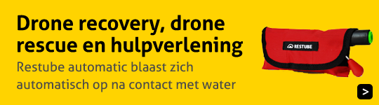 Voor drone recovery, drone rescue en hulpverlening